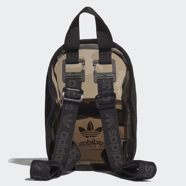 【現貨】Adidas Originals 背包 後背包 小包 休閒 透明 黑【運動世界】H51000 product thumbnail 3