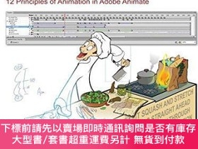 二手書博民逛書店Tradigital罕見Animate CC: 12 Principles of Animation in Ado