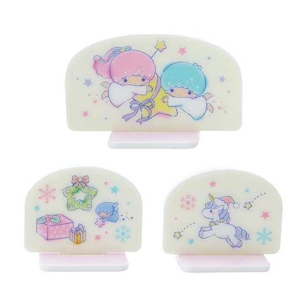 【震撼精品百貨】Little Twin Stars KiKi&LaLa_雙子星小天使~Sanrio雙子星屋型日期多格抽屜盒-聖誕*77930 product thumbnail 6