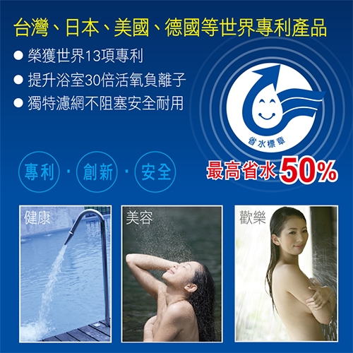 多益得強力加壓式SAP省水蓮蓬頭2+1/ product thumbnail 5