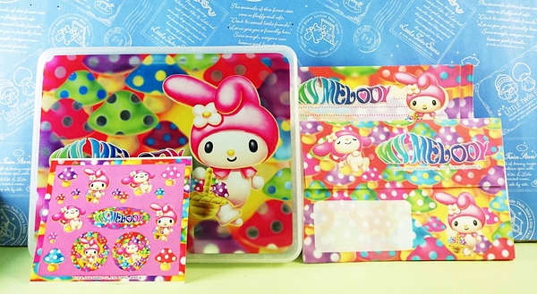 【震撼精品百貨】My Melody 美樂蒂~信紙組_彩虹香菇 (盒裝)