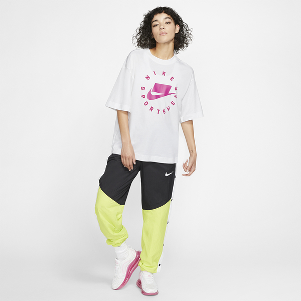 NIKE Sportswear 女裝 短袖 短T 休閒 純棉 白【運動世界】 AT0565-100 product thumbnail 3