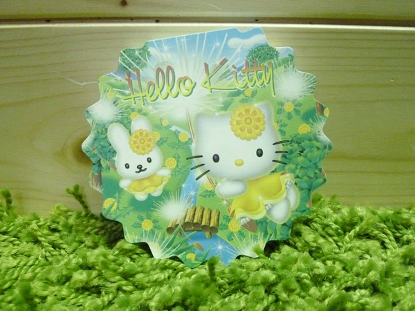 【震撼精品百貨】Hello Kitty 凱蒂貓~造型便條紙-黃花款【共1款】