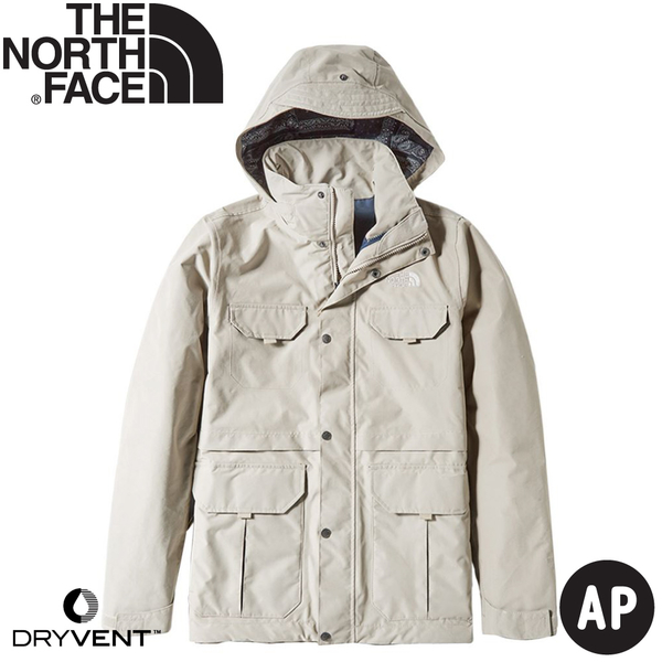 【The North Face 男 DryVent防水外套《卡其》】4979/防水外套/防風外套/夾克/風衣