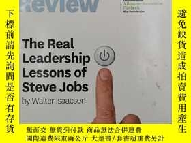 二手書博民逛書店harvard罕見business review the real leadership lessons of s