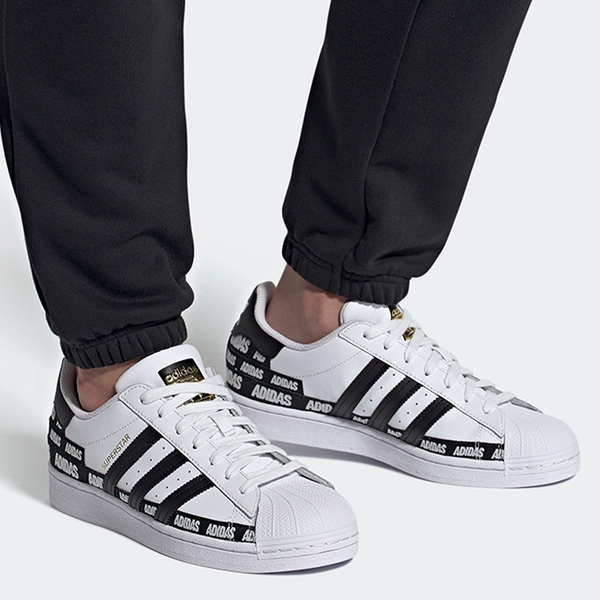 【五折出清】Adidas Superstar 男 休閒鞋 串標 金標 白 黑 FX5558 product thumbnail 4