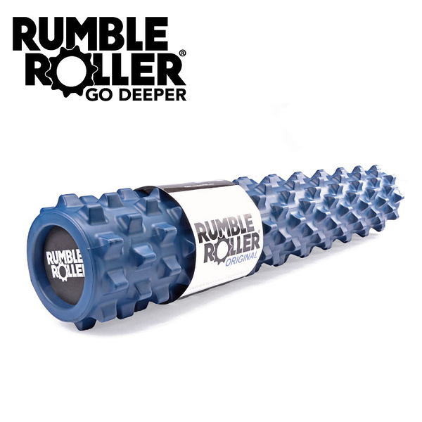 樂買網 Rumble Roller 深層按摩滾輪 狼牙棒 長版79cm 標準硬度 代理商貨 正品 免運 送MIT厚底襪