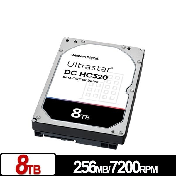 WD Ultrastar DC HC320 8TB 3.5吋 SATA 企業級硬碟 HUS728T8TALE6L4 product thumbnail 3