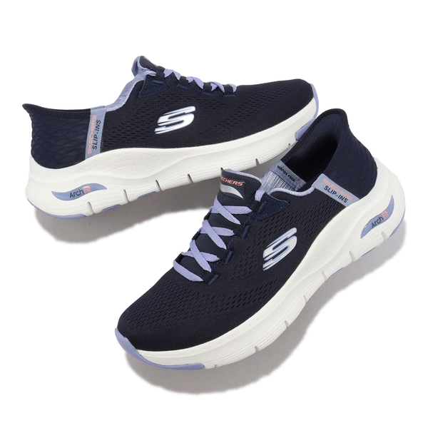 Skechers Arch Fit Slip-Ins 女健走鞋 懶人 足弓支撐 KAORACER 149568NVMT