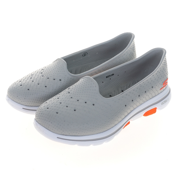 SKECHERS FOAMIES GO WALK 5 防水 膠鞋 女 休閒鞋 灰 111105GRY