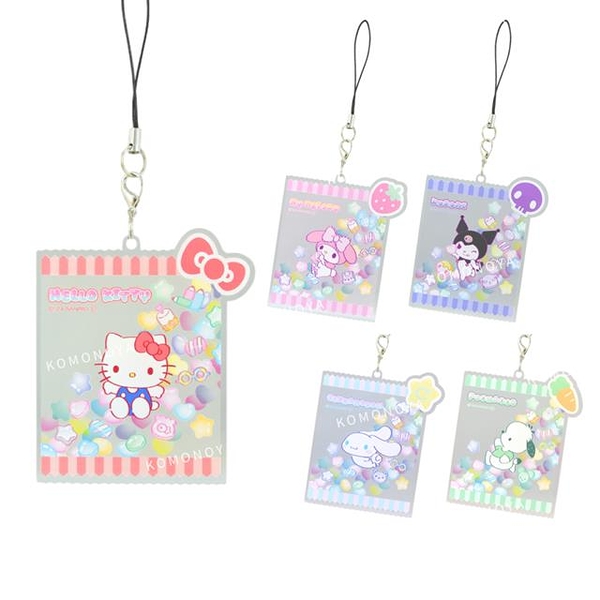 小禮堂 Sanrio 三麗鷗 壓克力造型吊飾 (糖果包造型) Kitty 大耳狗 酷洛米