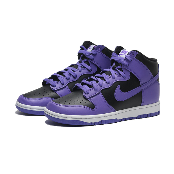 Nike Dunk High Retro 男鞋黑紫色穿搭經典運動休閒休閒鞋DV0829-500