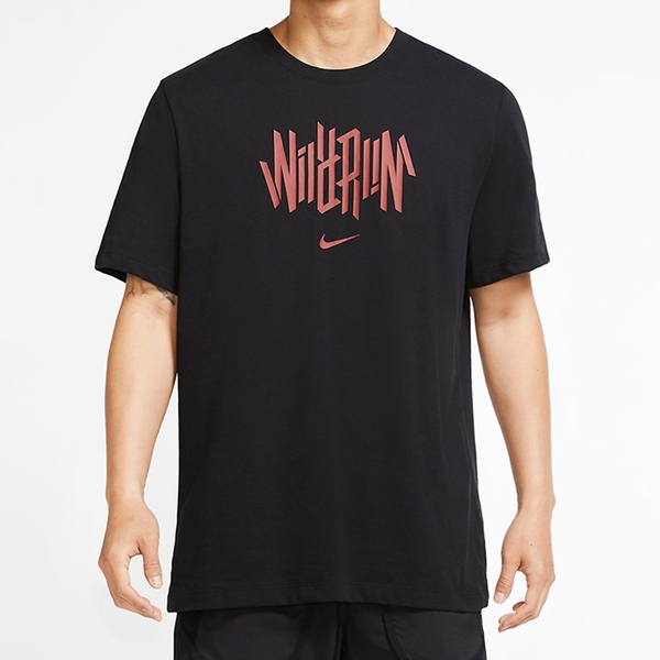 Nike Dri-FIT Wild Run 男裝 短袖 棉質 休閒 排汗 黑【運動世界】CW0950-010