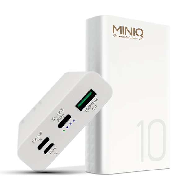 MINIQ CG10000QC (PD+QC3.0) 急速快充行動電源 PD快充 行動充電器 快速充電