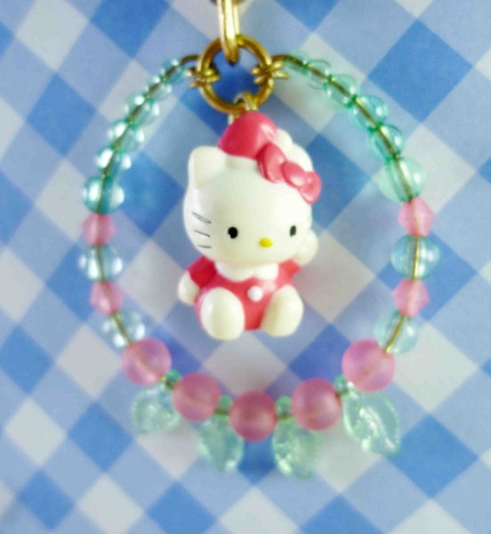 【震撼精品百貨】Hello Kitty 凱蒂貓~KITTY鑰匙圈-聖誕戴紅帽