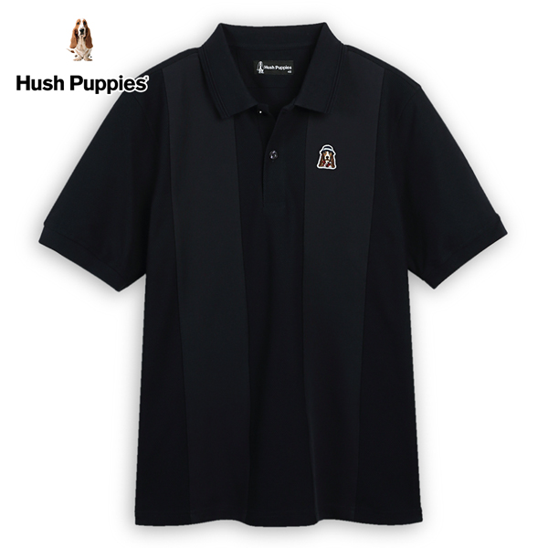 Hush Puppies POLO衫 男裝拼接花襯衫漁夫帽狗短袖POLO衫 product thumbnail 2