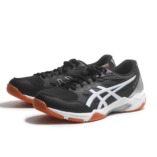 ASICS 排球鞋 GEL-ROCKET 黑銀 寬楦 羽球鞋 男 1073A066002