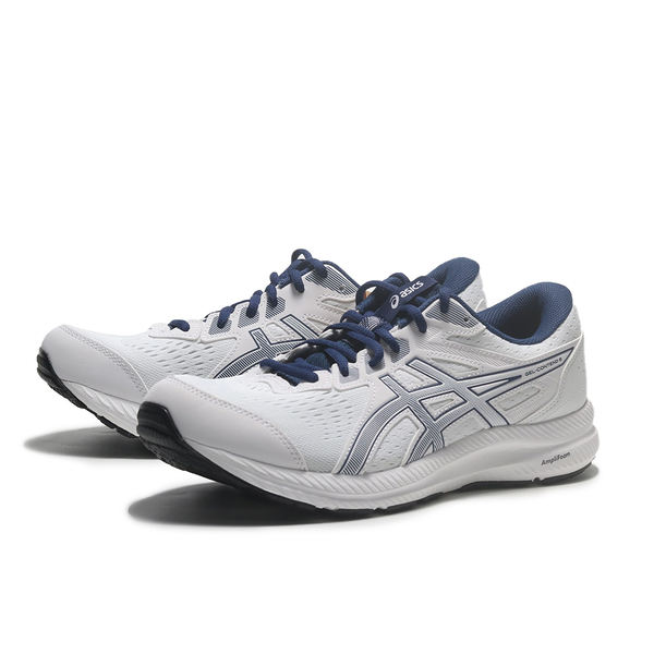 ASICS 慢跑鞋 GEL-CONTEND 8 白藍 路跑 運動鞋 男 1011B492104