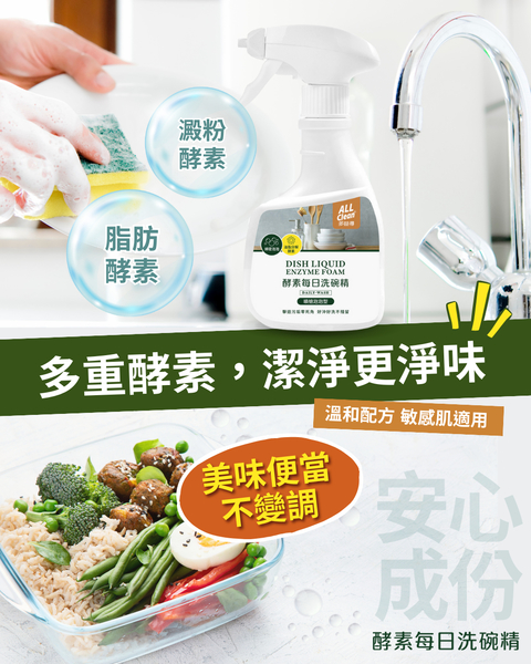 ALL Clean酵素每日洗碗精_噴槍泡泡 product thumbnail 4