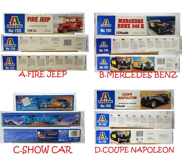 【震撼精品百貨】1/24~FIRE JEEP/MERCEDES/SHOW CAROPEL1909/COUPE NAPOLEON汽車模型【共4款】 product thumbnail 6