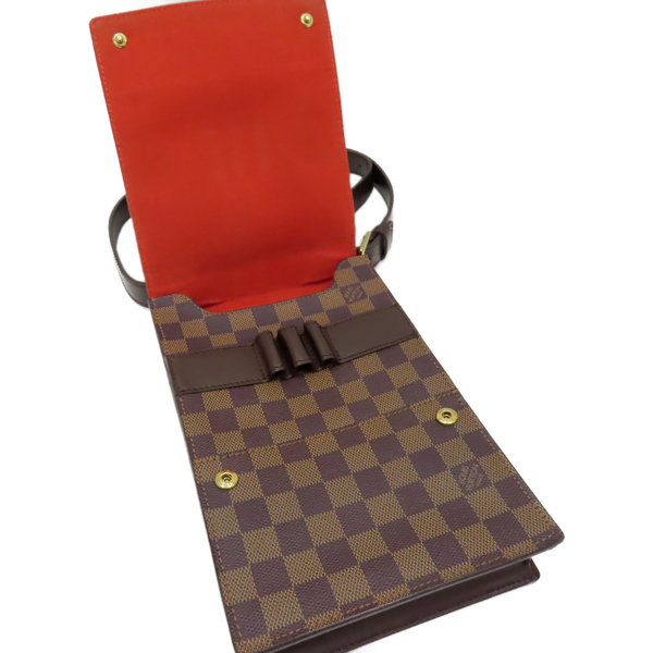 【二手名牌BRAND OFF】LOUIS VUITTON LV 路易威登 棕色 棋盤格 Portobello 肩背包 N45271 product thumbnail 6