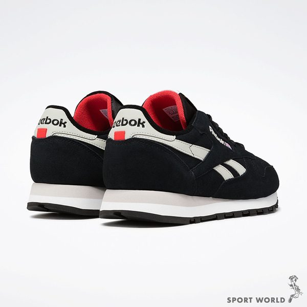 Reebok 男鞋 休閒鞋 麂皮 皮革 Classic Leather 黑【運動世界】100032774 product thumbnail 4