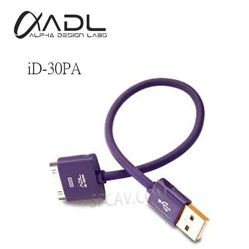 【勝豐群音響新竹】FURUTECH ADL iD-30PA  i-device cable Doc to USB-A 傳輸線 0.10m