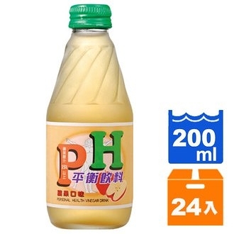 工研PH平衡飲料-蘋果 200ml(24入)/箱【康鄰超市】