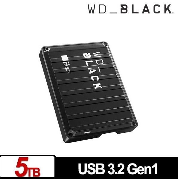 WD 黑標 P10 Game Drive 5TB 2.5吋電競行動硬碟 product thumbnail 2
