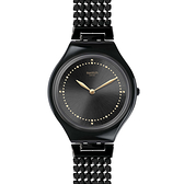 Swatch  獨特夜黑魅力石英腕錶   SVOB103G
