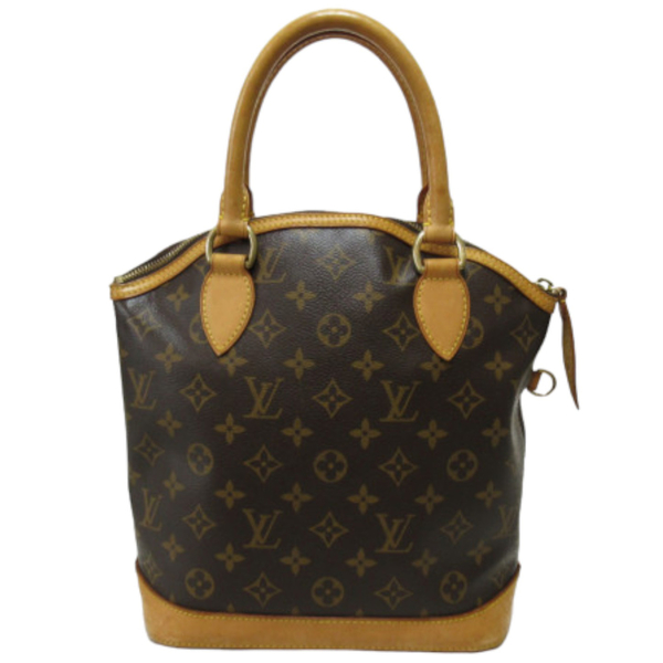 【二手名牌BRAND OFF】LOUIS VUITTON 路易威登 棕色 原花 PVC塗層帆布 Lockit 手提包 M40102 product thumbnail 2