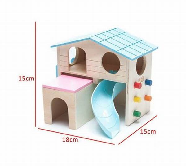 寵物家族-卡諾遊戲別墅 倉鼠玩具(RJ512) 顏色隨機(藍或粉)