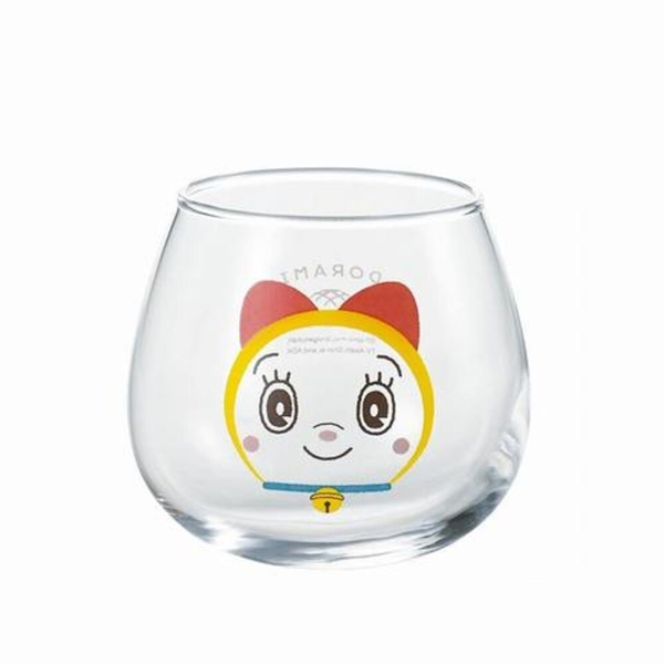 日本製 哆啦A夢 不倒翁玻璃杯 哆啦美 Doraemon 玻璃杯 飲料杯 牛奶杯 質感玻璃杯 簡約 日本製 product thumbnail 3
