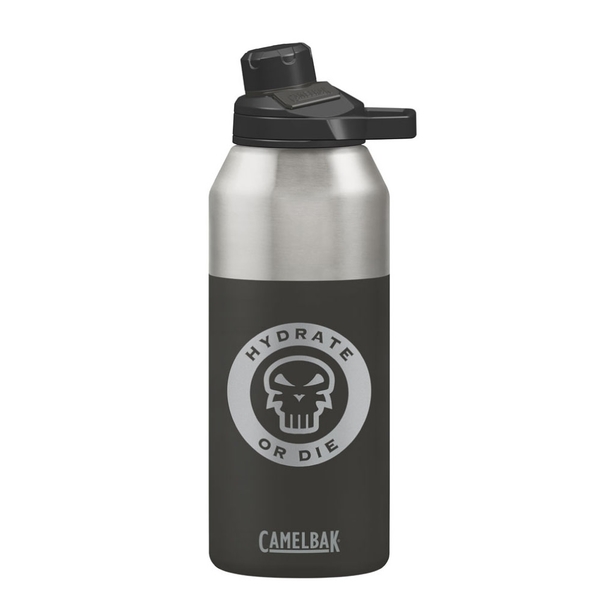 【CamelBak 美國 1200ml Chute Mag戶外運動保冷/溫水瓶《骷髏黑》】CBM1517004012 product thumbnail 3