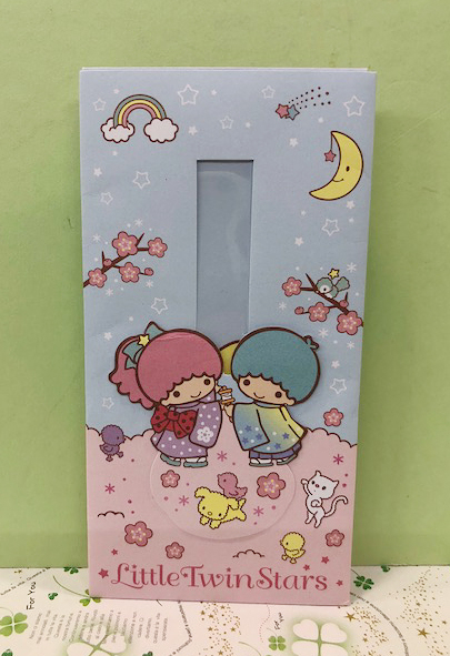 【震撼精品百貨】Little Twin Stars KiKi&LaLa 雙子星小天使~Sanrio 抽拉式紅包袋-和服#84660