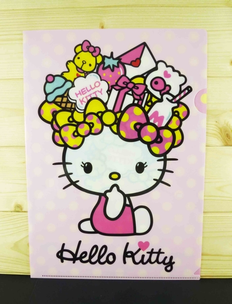 【震撼精品百貨】Hello Kitty 凱蒂貓~2入文件夾~粉吸手指 product thumbnail 4