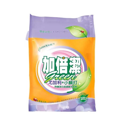 加倍潔小蘇打防蹣濃縮洗衣粉補充包2kg【愛買】 product thumbnail 2