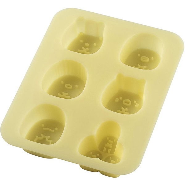 asdfkitty*貝印 角落生物6連矽膠模型-製冰盒/巧克力模/手工皂模/冰塊模/果凍模/蛋糕模-正版 product thumbnail 2