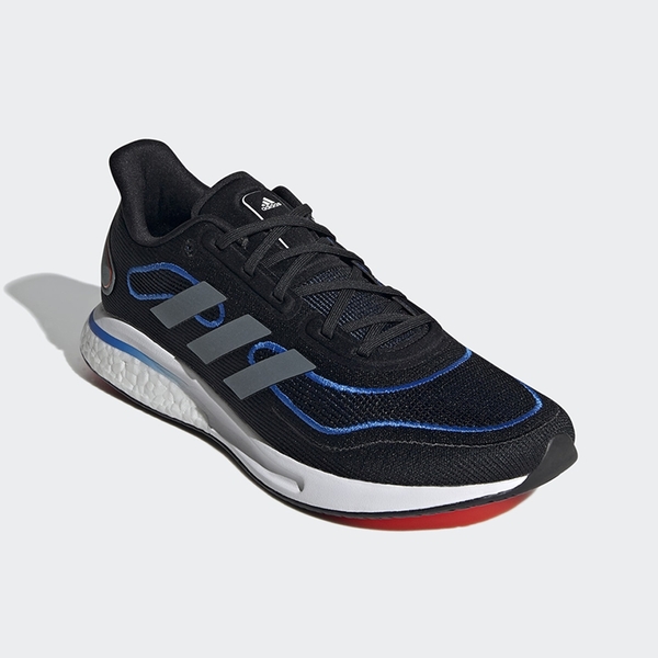 ADIDAS SUPERNOVA 男鞋 慢跑 網布 透氣 Bounce+Boost 中底 避震 黑 藍【運動世界】FW1197 product thumbnail 4