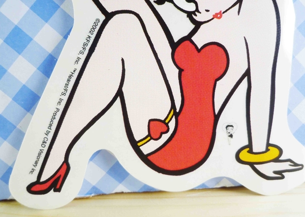 【震撼精品百貨】Betty Boop_貝蒂~貼紙-踢腳 product thumbnail 4