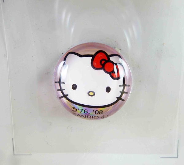 【震撼精品百貨】Hello Kitty 凱蒂貓~KITTY立體小貼紙-圓頭