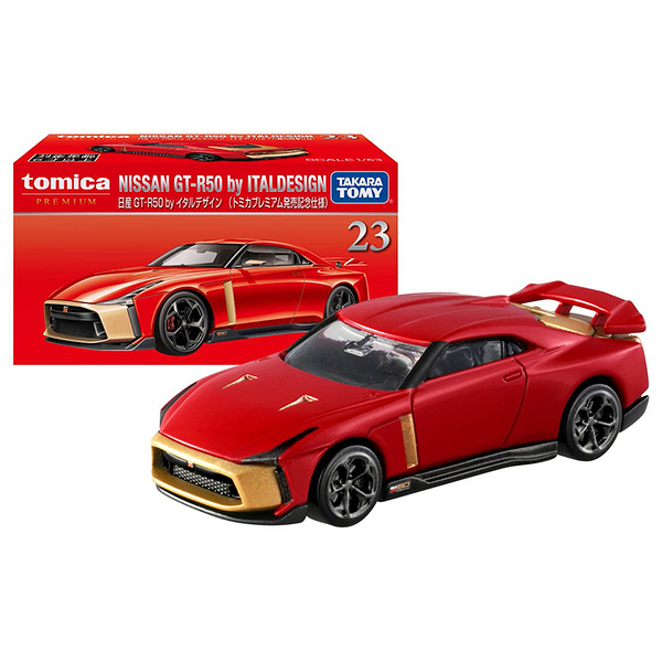 【震撼精品百貨】 TOMICA多美~TOMICA PREMIUM 23 日產GTR 50 ITAL design+初回-紅*17601