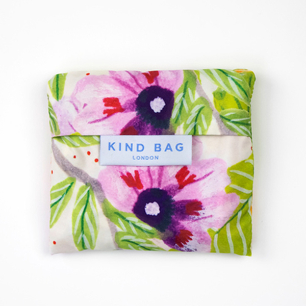 英國Kind Bag-環保收納購物袋-中-ROEQIYA FRIS聯名-紅鳥 product thumbnail 4