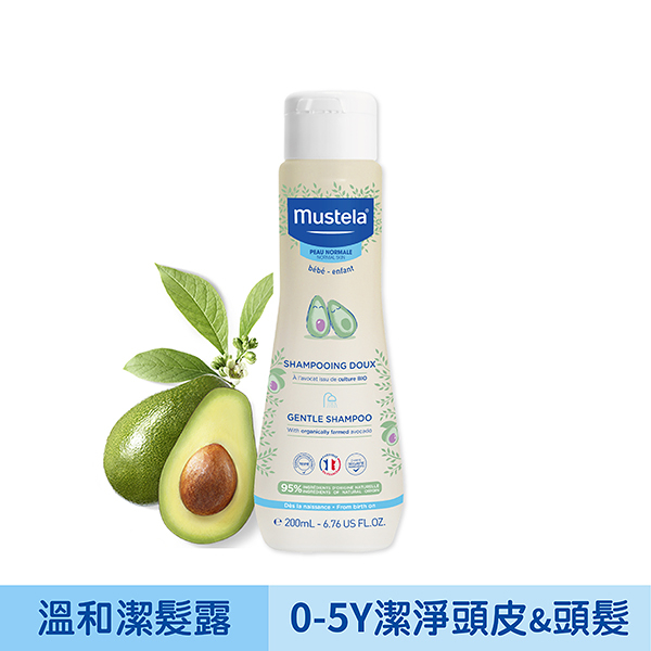 Mustela 慕之恬廊-慕之幼 溫和潔髮露200ml【六甲媽咪】