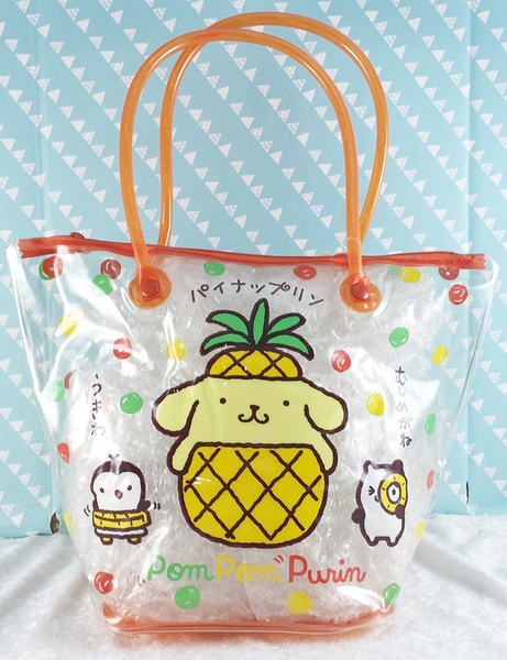 【震撼精品百貨】Pom Pom Purin 布丁狗~防水手提袋-鳳梨