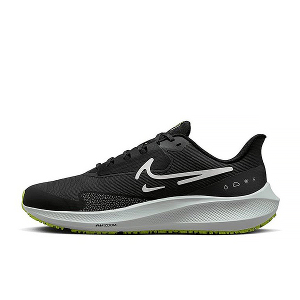 Nike Air Zoom Pegasus 39 Shield 男款 黑白色 防潑水 慢跑鞋 DO7625002【KAORACER】