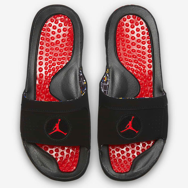 Nike 男鞋 拖鞋 Jordan Hydro VIII Retro 黑紅【運動世界】FD7674-001 product thumbnail 2