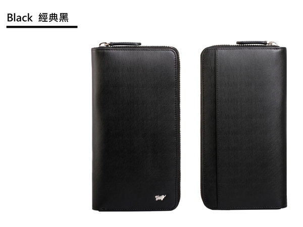 【全新正品】BRAUN BUFFEL 德國小金牛 紳士系列 黑色真皮長夾【寧寧小舖/台中30年老店】BF306-305-1 product thumbnail 2