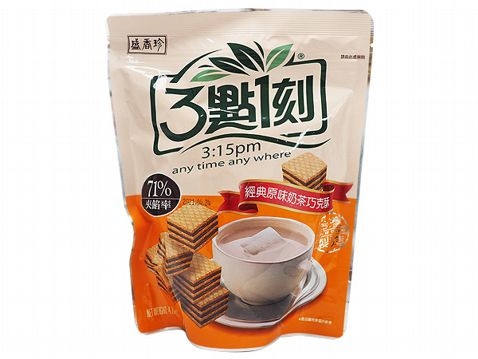 盛香珍 3點1刻經典原味奶茶巧克酥(135g)【小三美日】