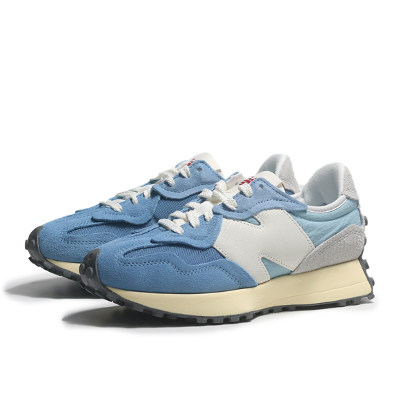 NEW BALANCE 休閒鞋 NB 327 寶藍色 麂皮 復古鞋 女 U327WRA